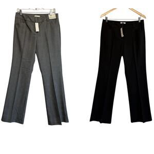 New York & Company Mid Rise Bootcut Dress Pants (2) Stretch Y2K Original Size 4